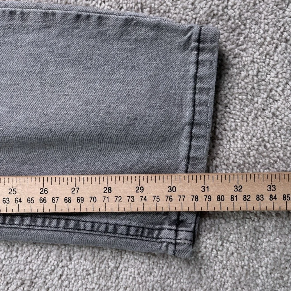 Levis Jeans Mens 32x32 Grey‎ 514 Straight Leg Stretch Denim Casual Classic
